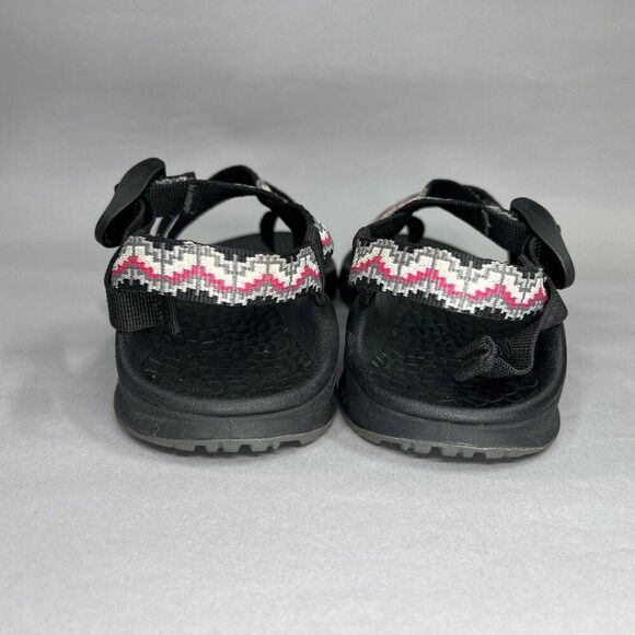 Chaco Updraft EcoTread-2 Sandal Women's Size 6 Black Gray Pink Tapestry Toe Loop - Picture 5 of 12